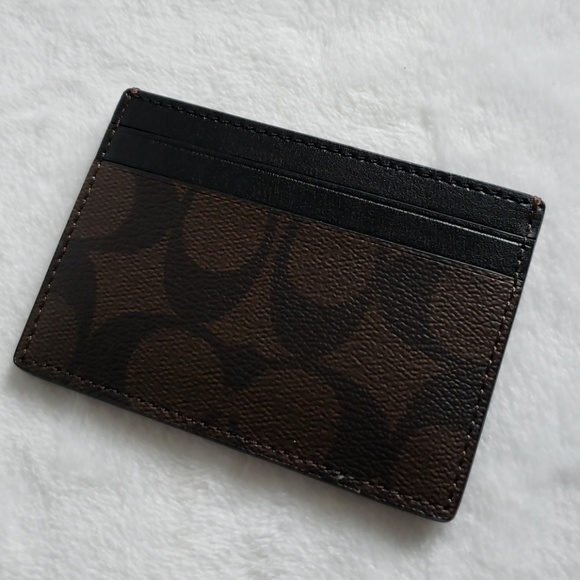 🎀NWT🎀 Coach Monogram Card Case - Picture 2 of 4